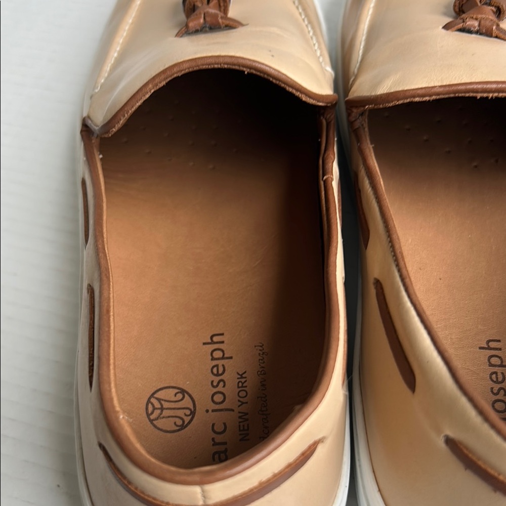 Marc Joseph New York Leather Tassel Loafers Style 658025 Size 10 NEW - Picture 9 of 12